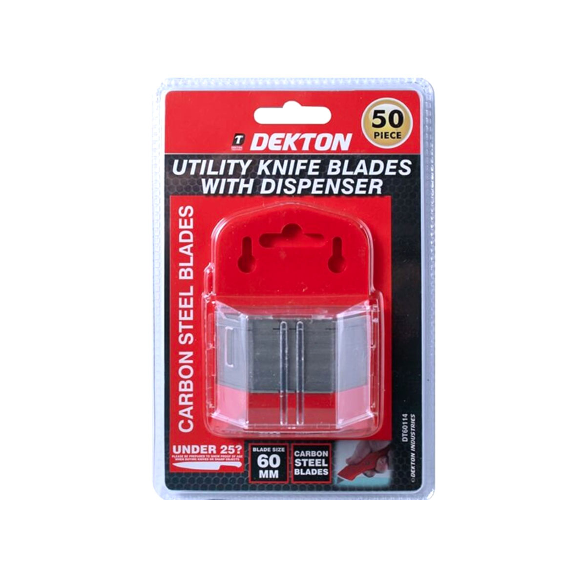 DEKTON UTILITY REPLACEMENT BLADES 60MM 50PCS
