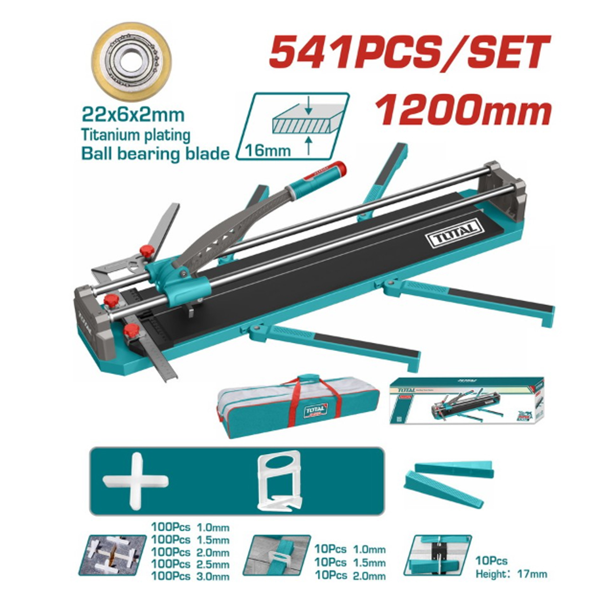 TOTAL TILE CUTTER SET 1200MM