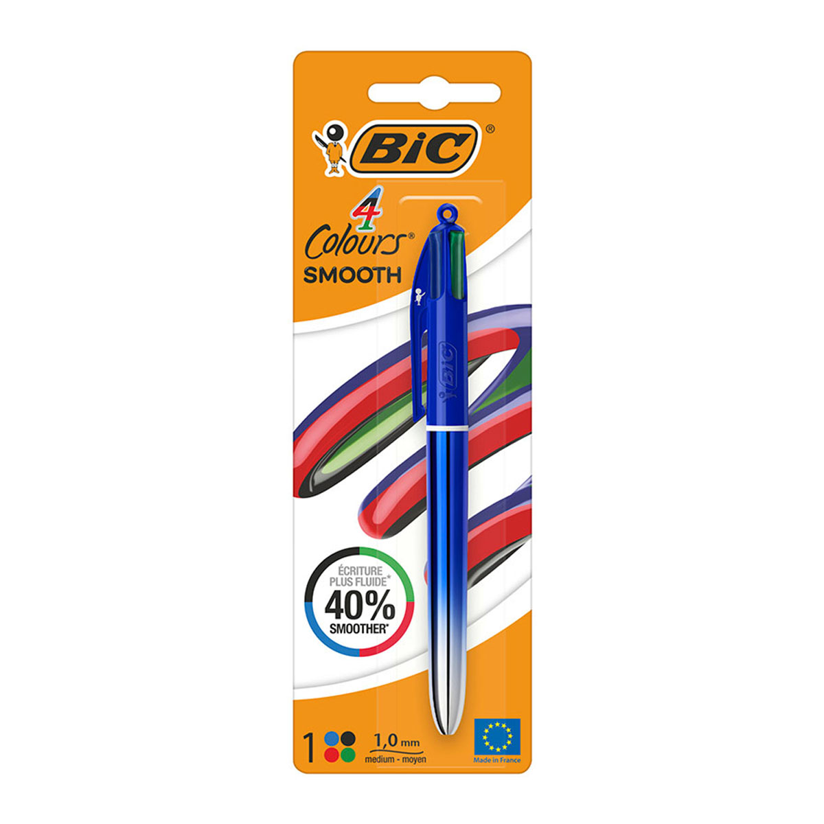 BIC SMOOTH PEN 4 COLORS