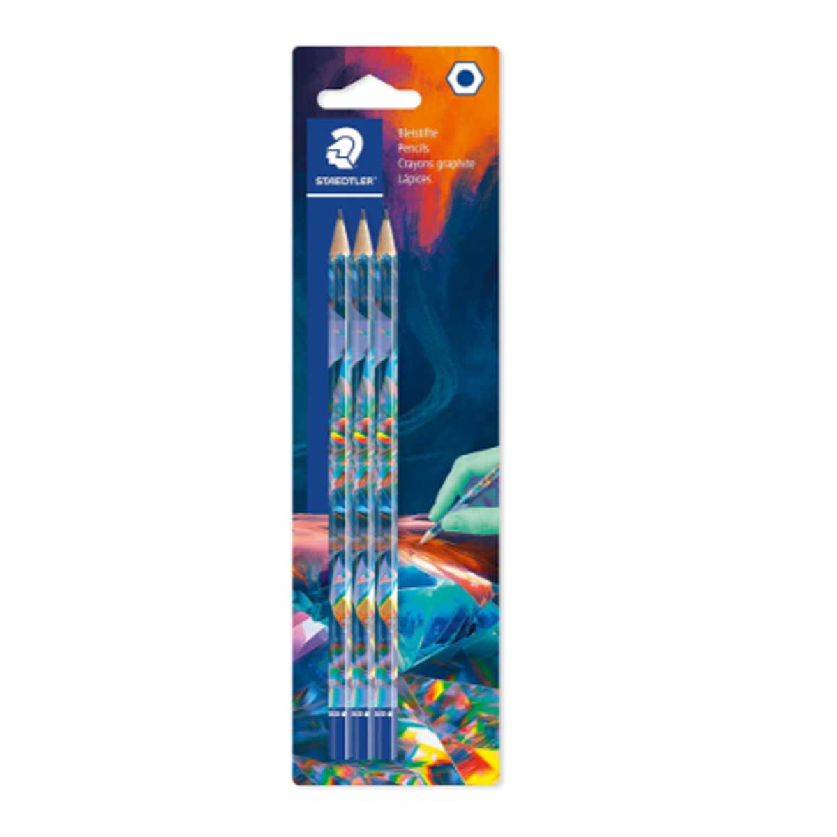 STAEDTLER PENCILS HB BC MULTIVERSE EDITION 3PCS