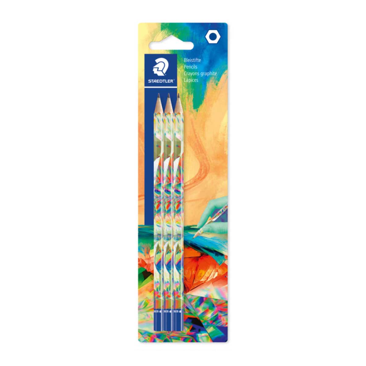 STAEDTLER PENCILS HB BC MULTIVERSE EDITION 3PCS