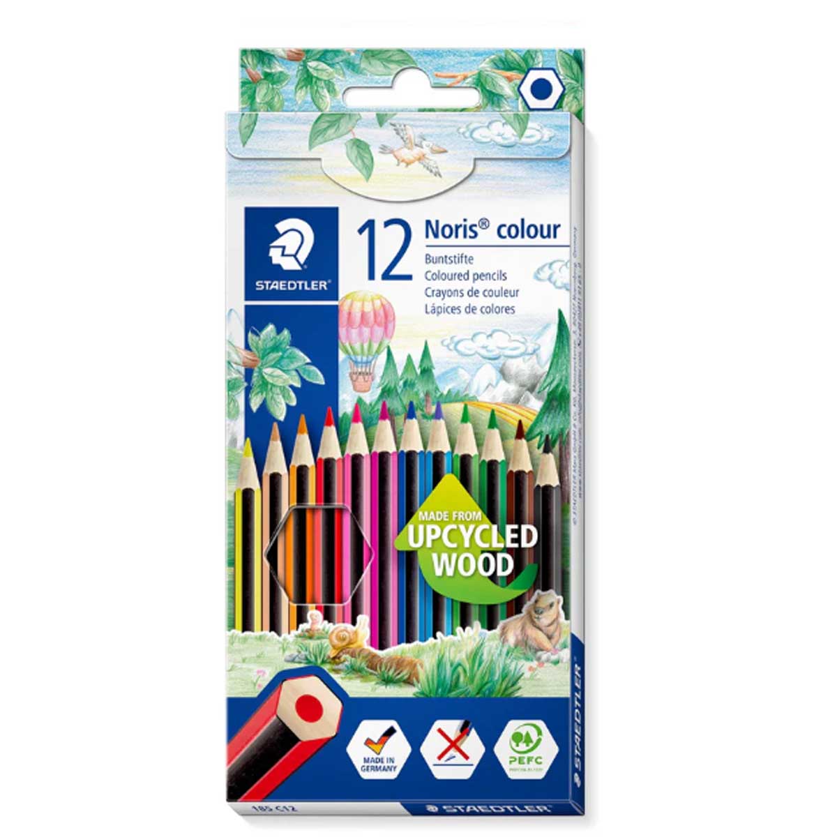STAEDTLER COLORED PENCILS NORIS 100% PEFC 12PCS