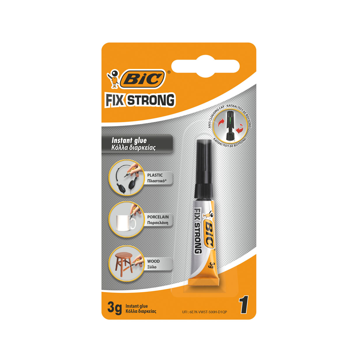 BIC FIX STRONG INSTANT GLUE 3ML