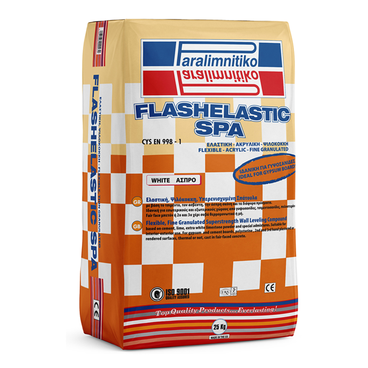 PARALIMNITIKO FLASHELASTIC SPA ΣΠΑΤΟΥΛΑ ΨΙΛΗ ΑΣΠΡΗ 10KG
