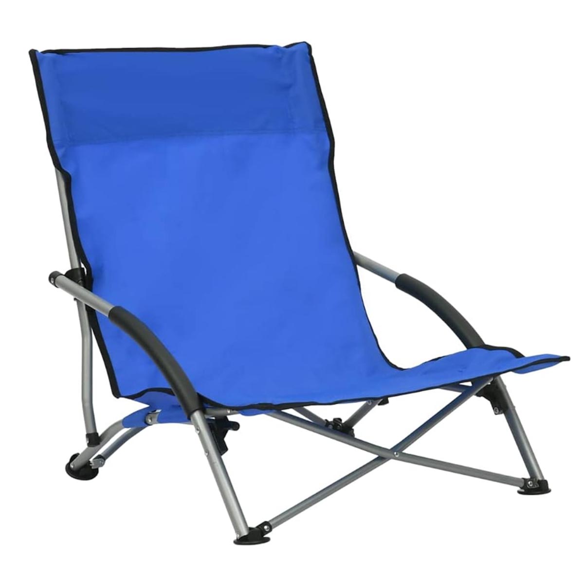 FOLDING BEACH CHAIR FIJI COATED METAL