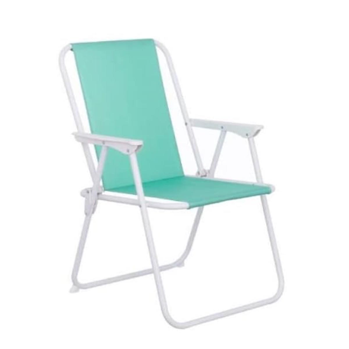 FOLDING BEACH CHAIR 'KASOS' TESLIN MESH 49X45X74CM METAL