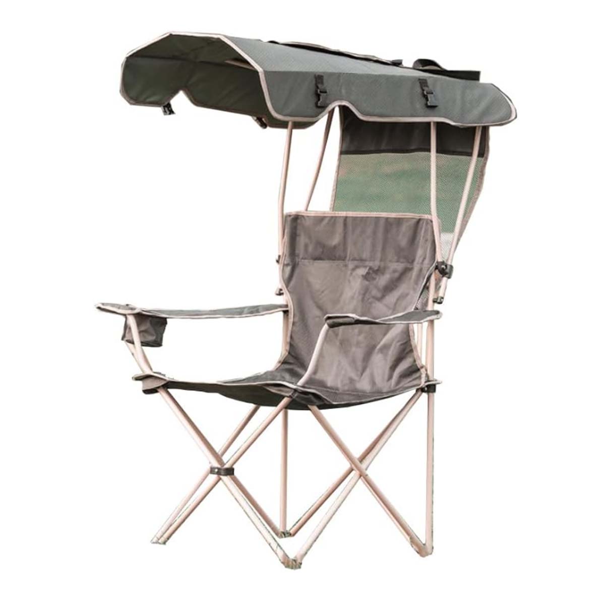 FOLDING CAMPING CHAIR WITH SHADE 'SKIATHOS'