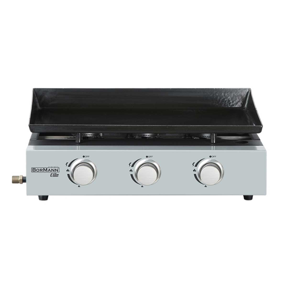 BORMANN ELITE BBQ1800 GAS GRILL WITH 3 PLANCHA BURNERS