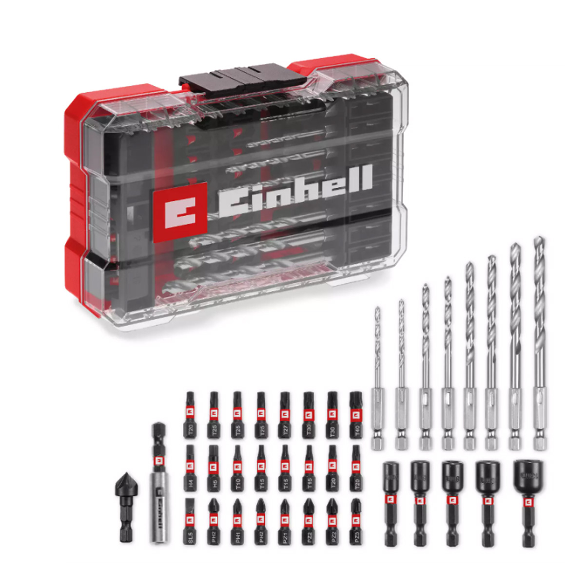 EINHELL SET OF DRILLS & SOCKETS 39PCS