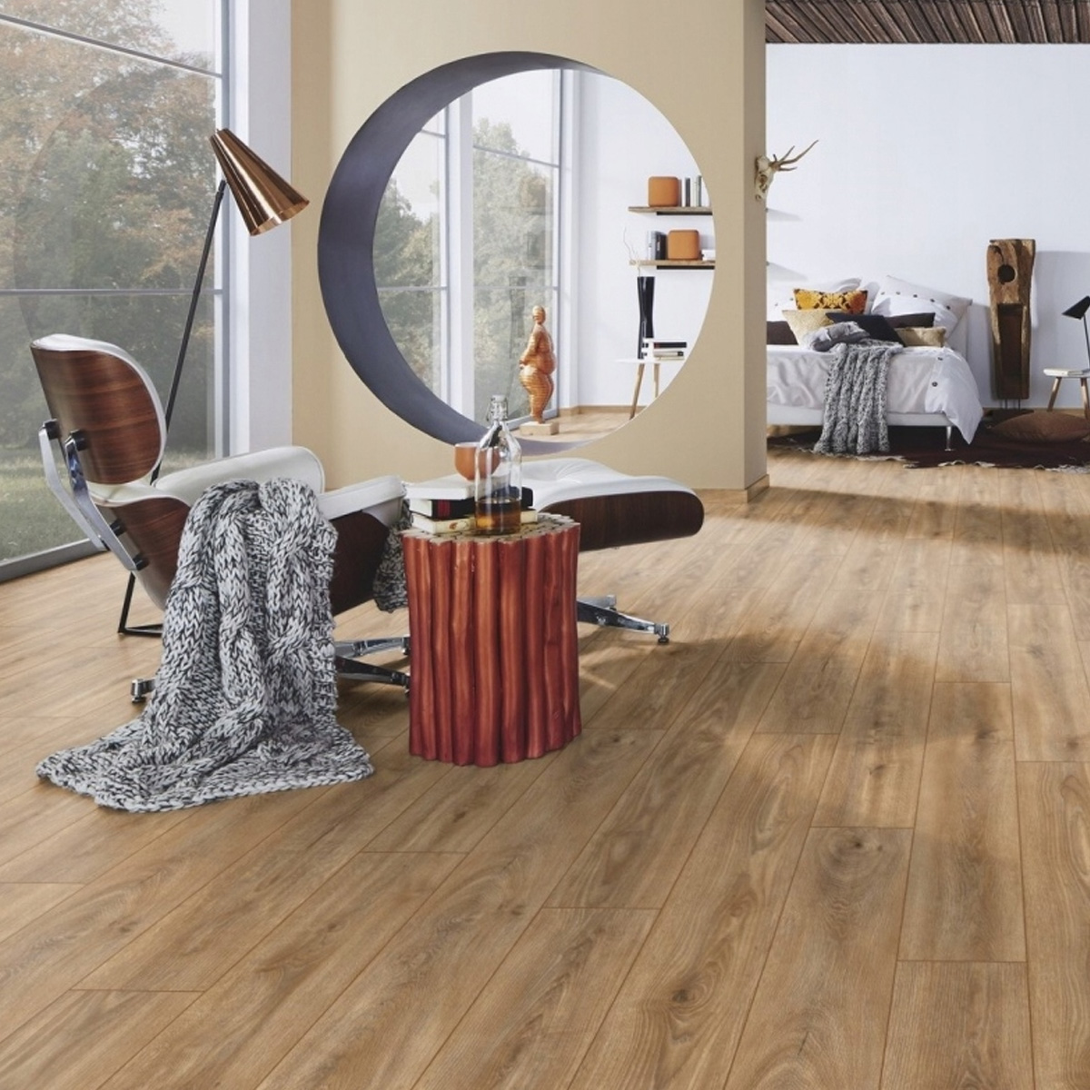 KRONOSPAN LAMINATE FLOOR ATLANTIC 8 K471 AC4 8MM (9 PIECES) ANTIQUE CASHMERE OAK 2.26 SQM