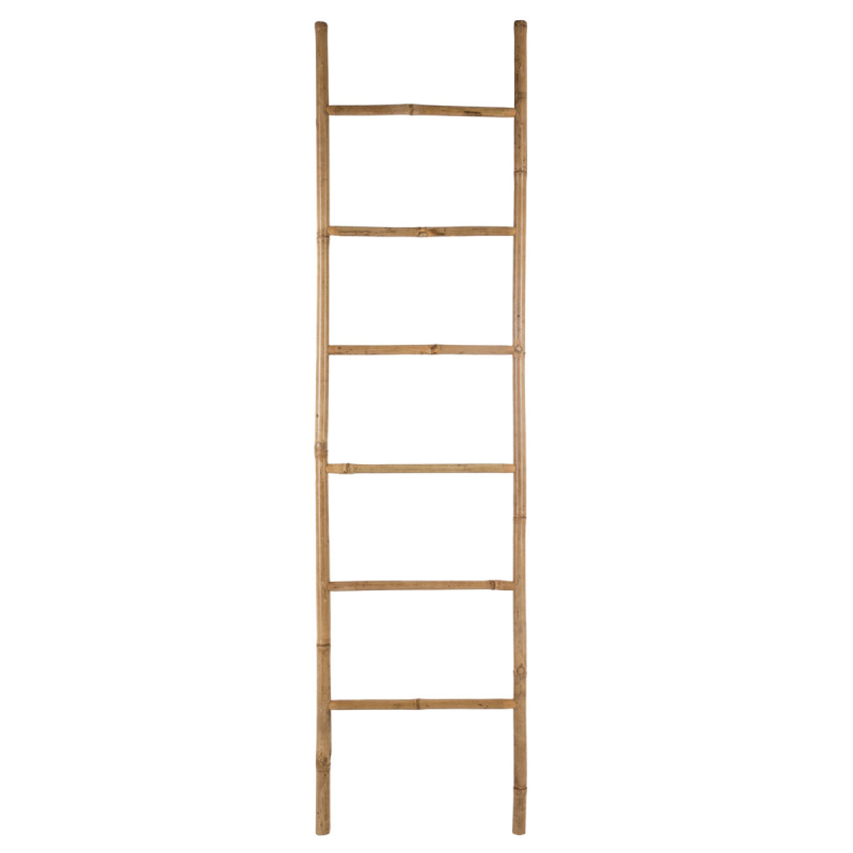 DECORATIVE WOODEN BAMBOO LADDER 50X190CM