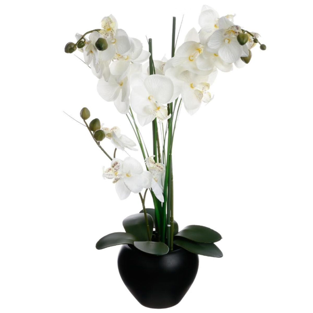 ARTIFICIAL ORCHID IN CERAMIC POT 53CM