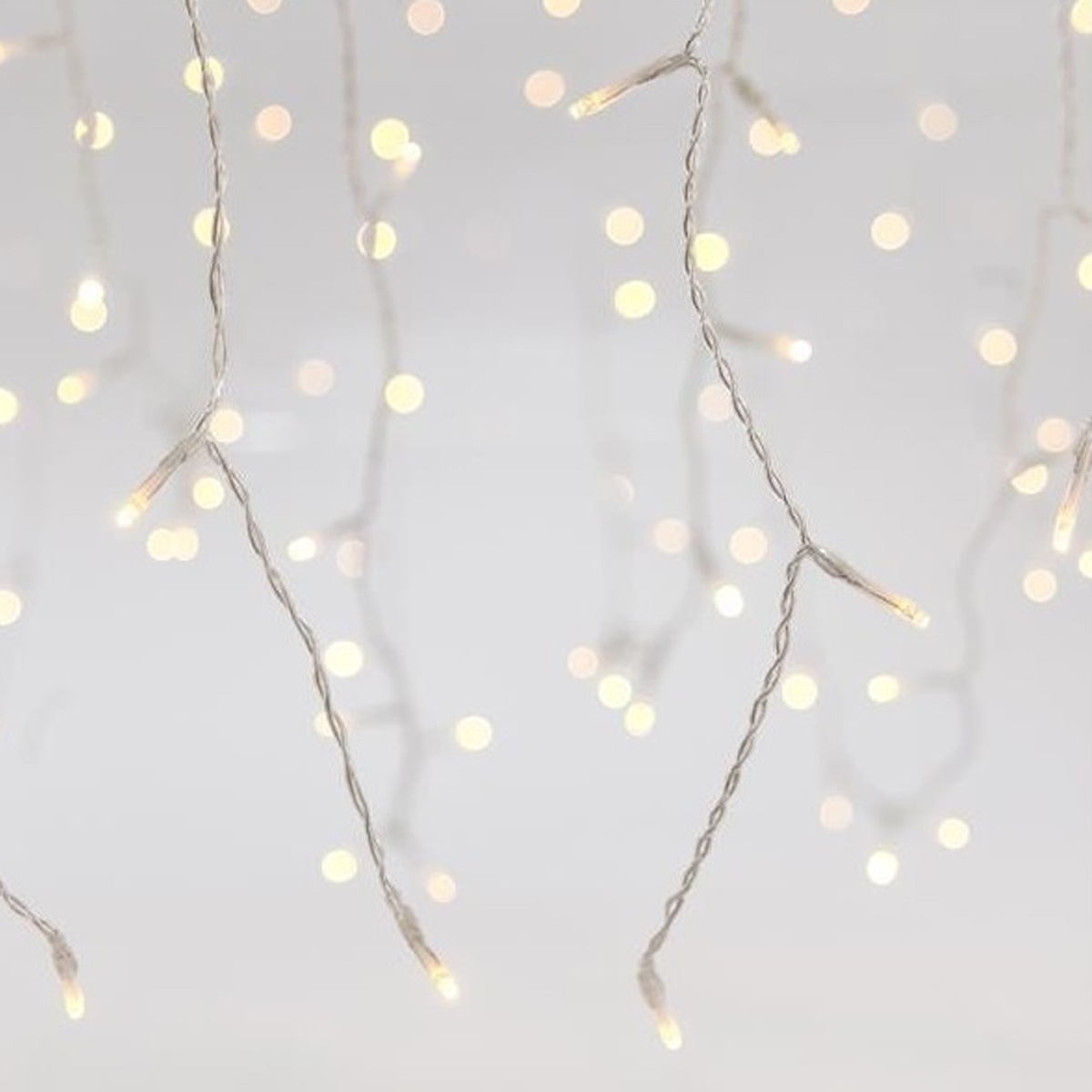 480 LED CHRISTMAS LIGHTS CURTAIN CLEAR CABLE