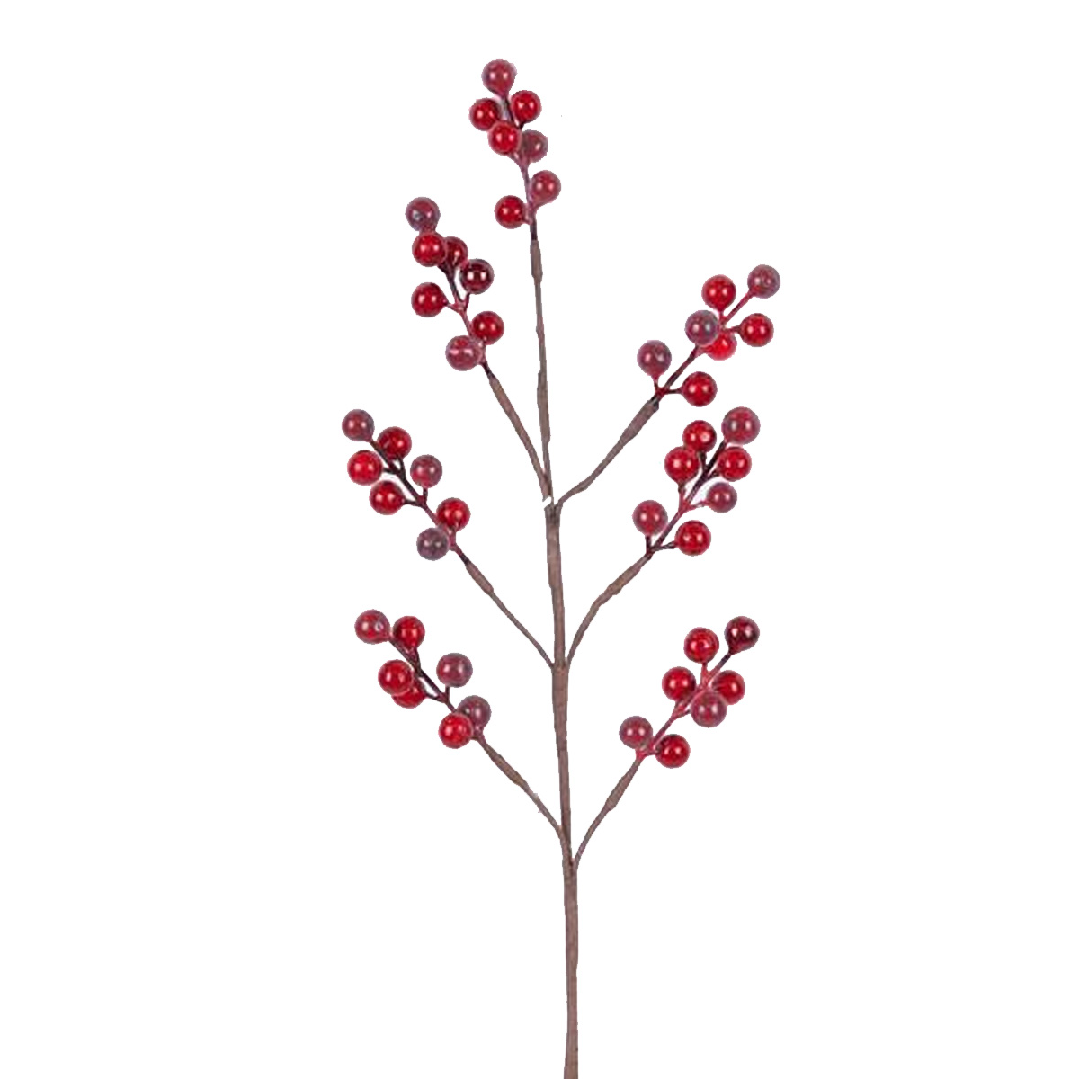 ΧΡΙΣΤΟΥΓΕΝΝΙΑΤΙΚΟ ΚΛΑΔΙ ΜΕ ΣΚΟΥΡΑ ΚΟΚΚΙΝΑ BERRIES, 70CM