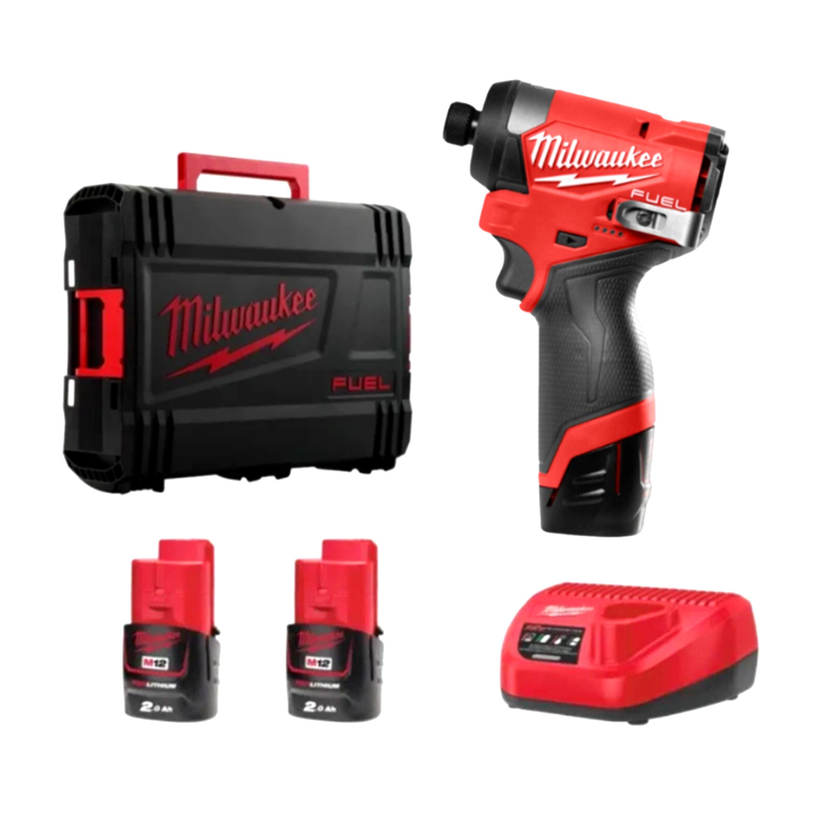 MILWAUKEE 12V PALM CORDLESS SCREWDRIVER M12FID2-202X