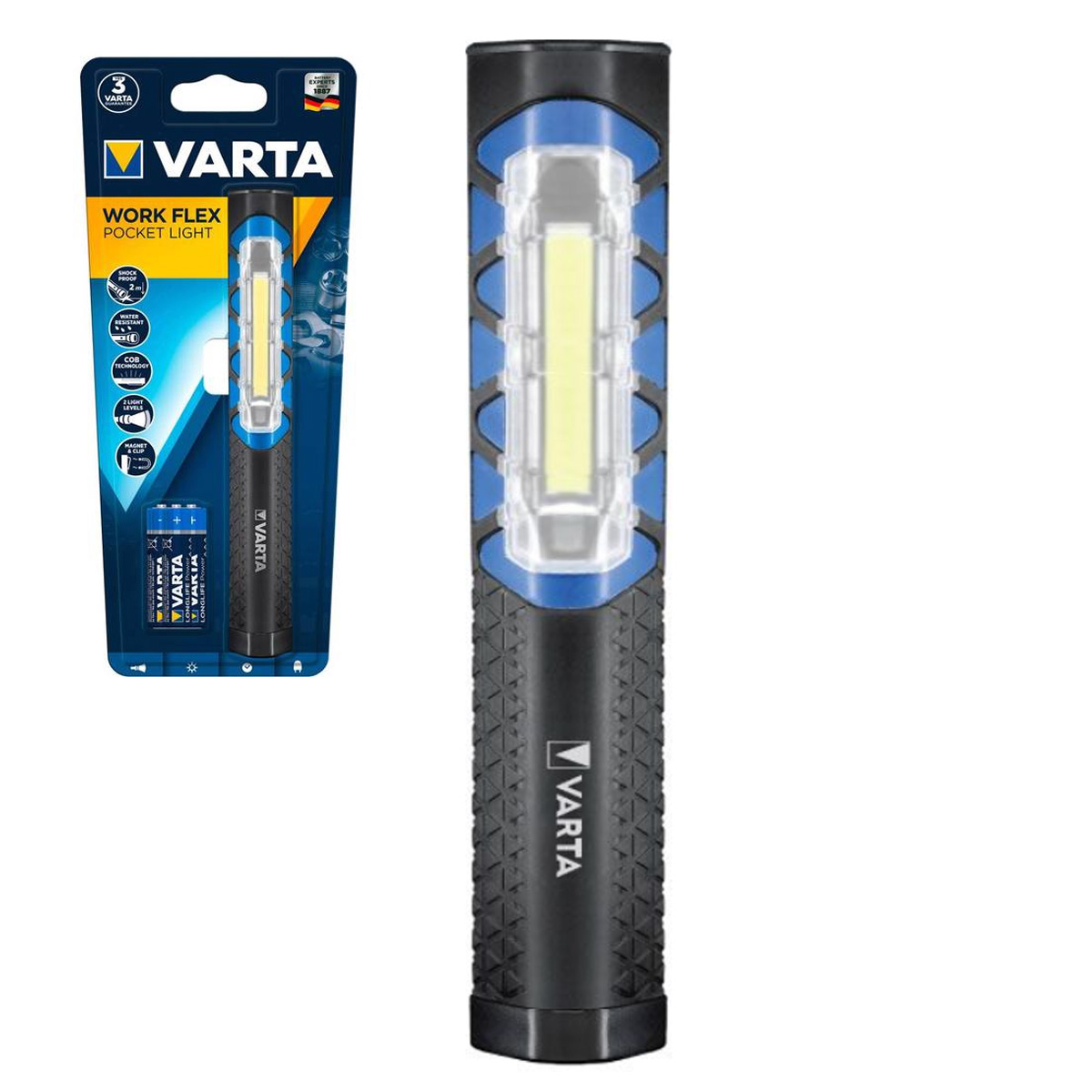 VARTA ΦΑΚΟΣ ΕΡΓΑΣΙΑΣ ΤΣΕΠΗΣ ΜΕ ΜΠΑΤΑΡΙΕΣ 3XAAA