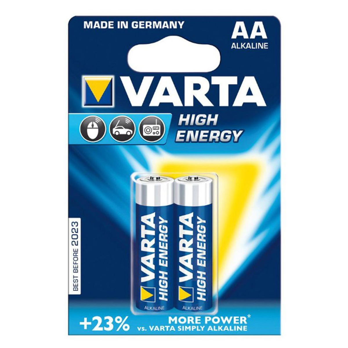 VARTA ΑΛΚΑΛΙΚΕΣ ΜΠΑΤΑΡΙΕΣ ΑΑ 2 ΤΕΜ