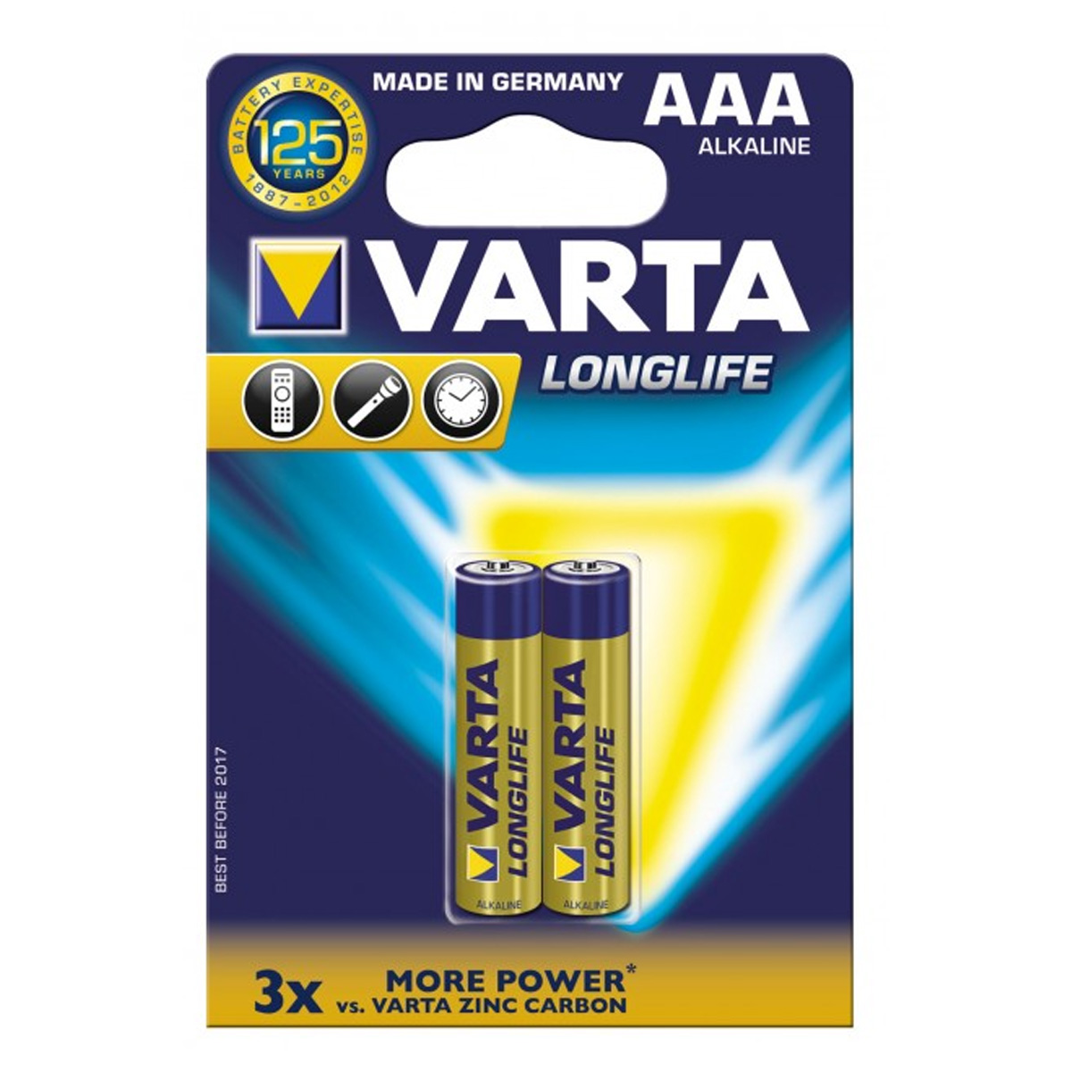 VARTA LONG LIFE ALKALINE BATTERIES AAA