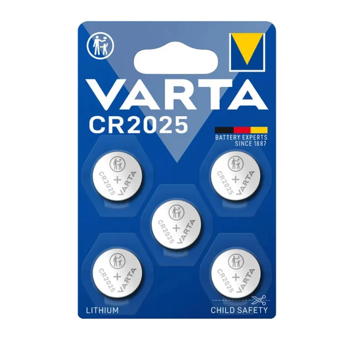 VARTA ΜΠΑΤΑΡΙΑ ΛΙΘΙΟΥ CR2025 5 ΤΕΜΑΧΙΑ ELECTRONICS