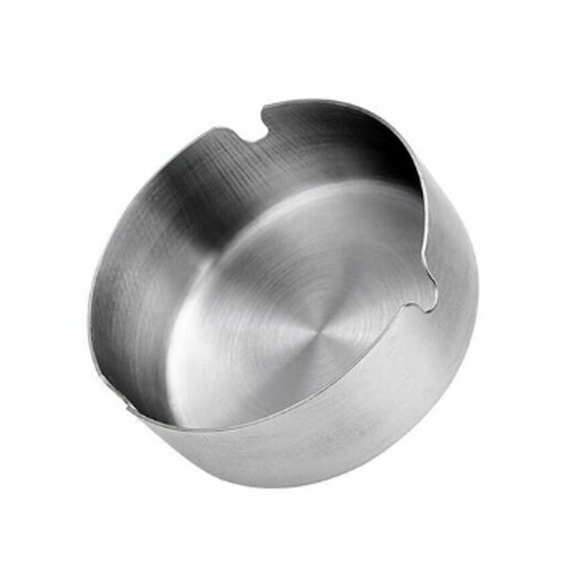 ROUND METAL ASHTRAY S/S