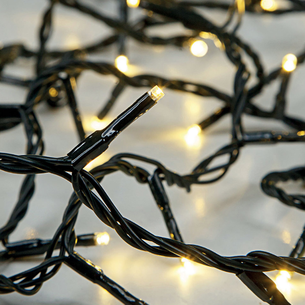 120 LED 3MM NET CHRISTMAS LIGHTS WARM WHITE LIGHT