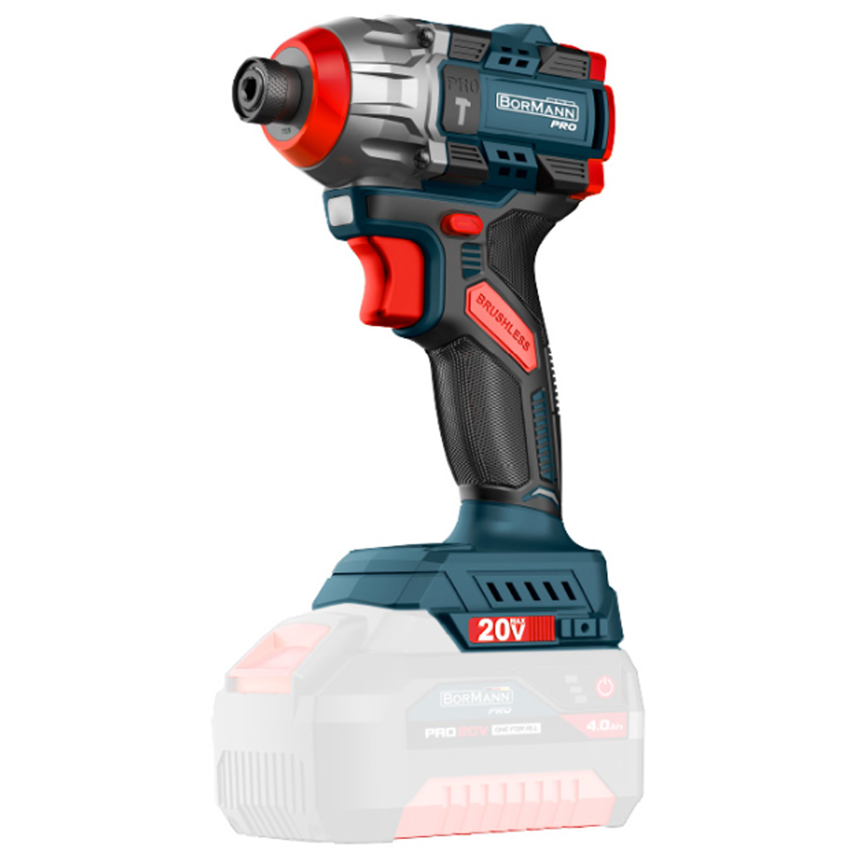 BORMANN PRO COMPACT BRUSHLESS BATTERY IMPACT SCREWDRIVER 20V, LI-ION, 200NM SOLO BBP5410