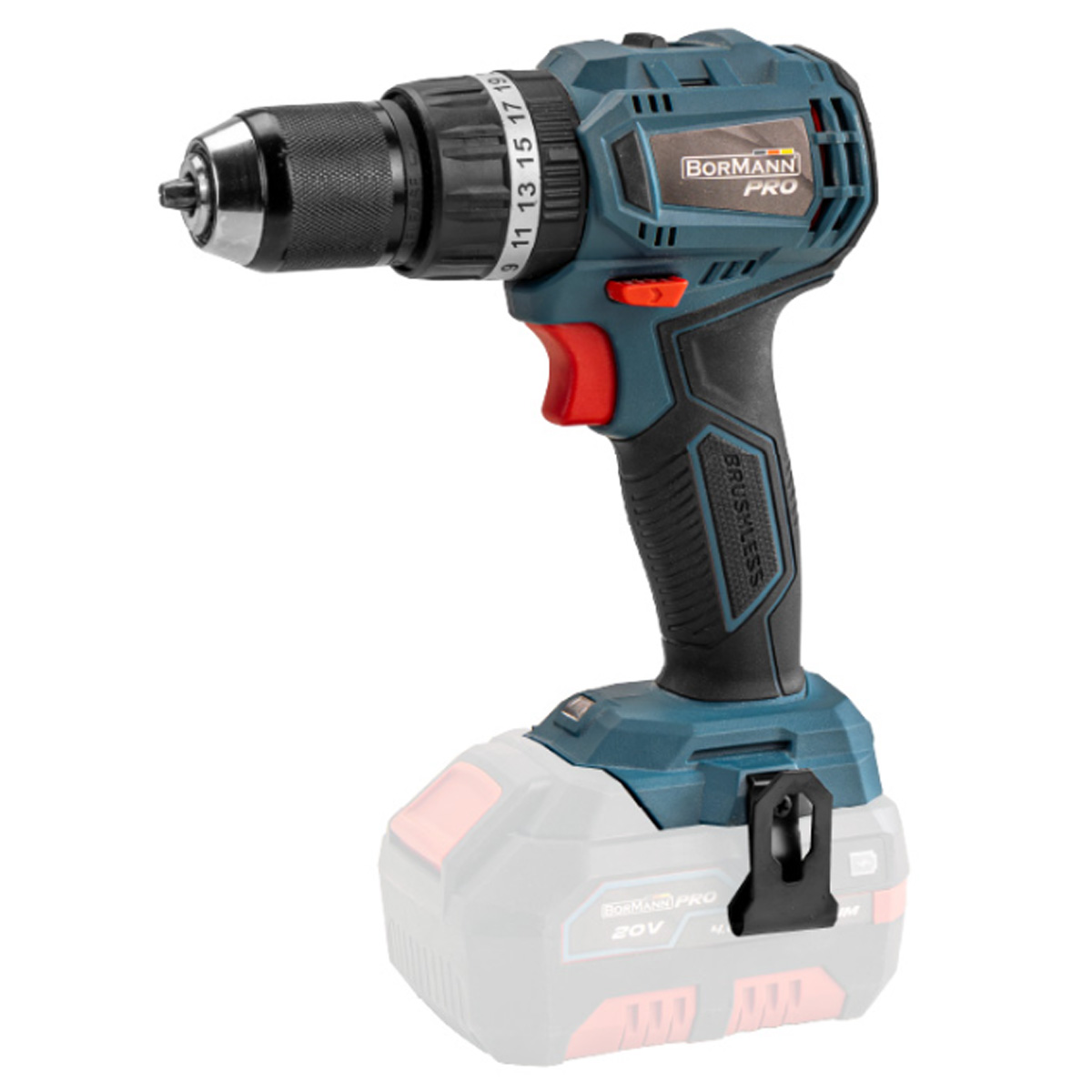 BORMANN PRO COMPACT BRUSHLESS 2-SPEED CORDLESS IMPACT DRILL BBP5143