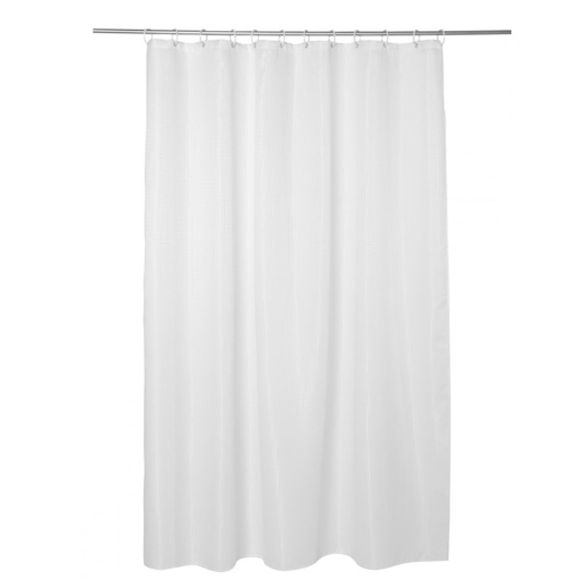 HONEY COMB SHOWER CURTAIN WHITE