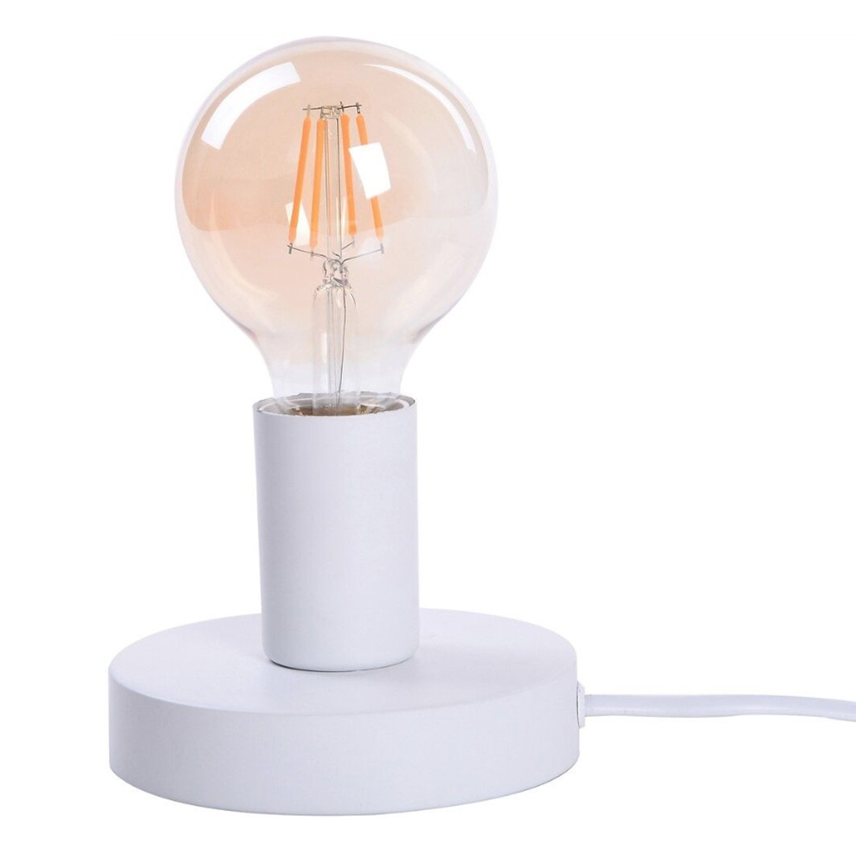 BOWIE ΕΠΙΤΡΑΠΕΖΙΟ ΦΩΤΙΣΤΙΚΟ E27 60W ΑΣΠΡΟ