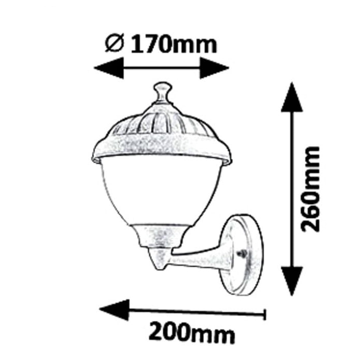OUTDOOR LIGHTING LANTERN UP MODESTO E27 40W - Image 2