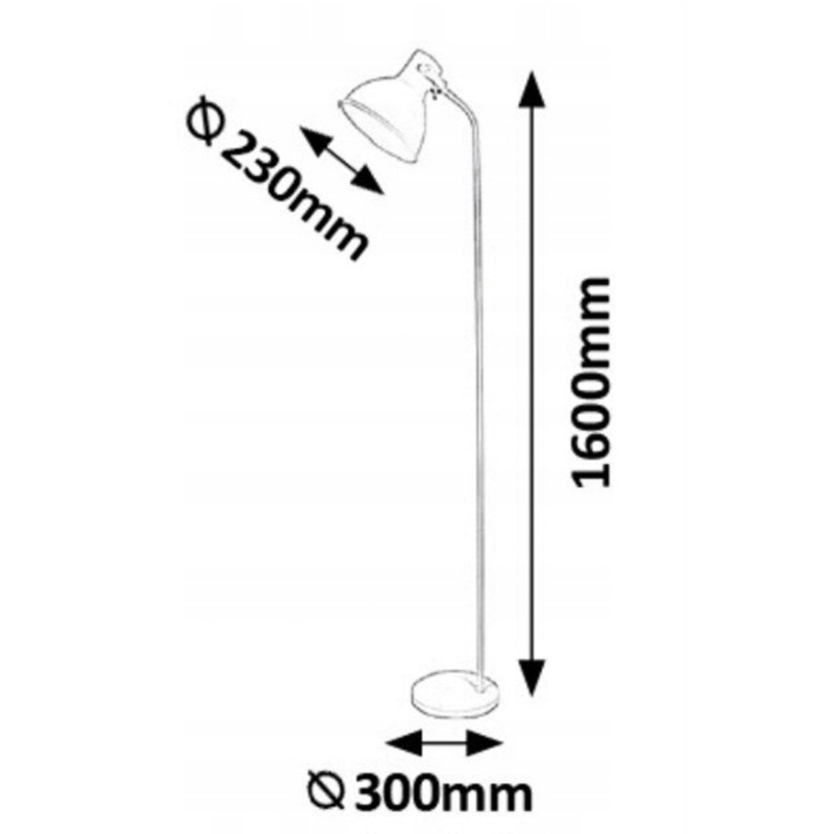 DEREK ΕΠΙΔΑΠΕΔΙΟ ΦΩΤΙΣΤΙΚΟ E27 25W ΓΚΡΙΖΟ - Image 2