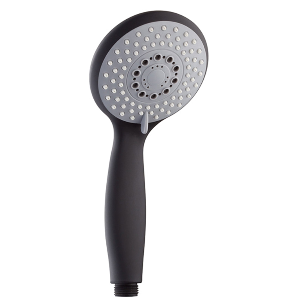 SHOWER HEAD BASE BLACK/SILVER