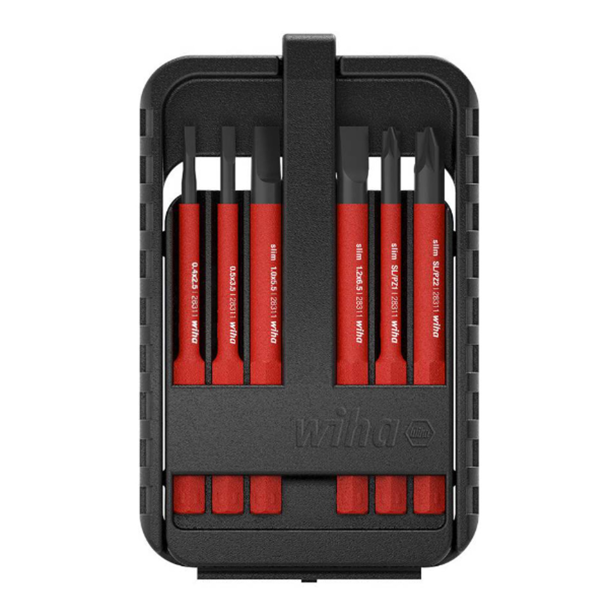 WIHA TOOLS SLIMBIT ELECTRIC BIT SET WITH PROZIDRIV CUT 6PCS