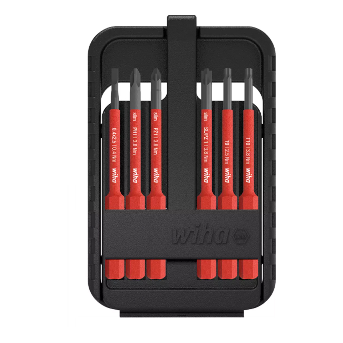 WIHA TOOLS SLIMBIT ELECTRIC BIT SET WITH PROZIDRIV CUT 6PCS