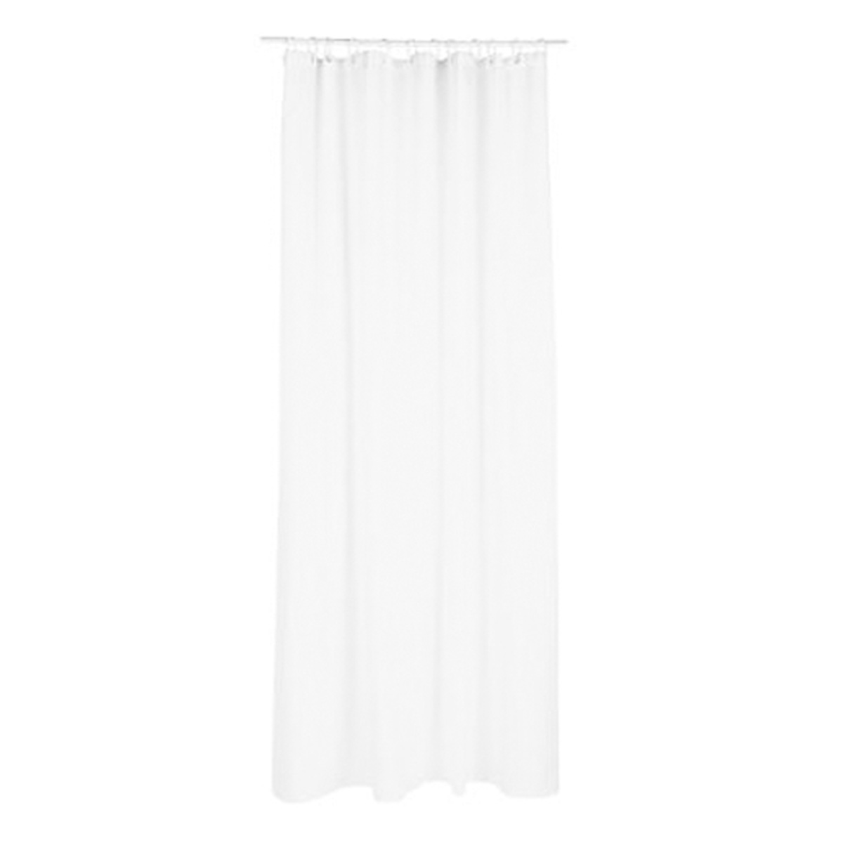 ΚΟΥΡΤΙΝΑ ΜΠΑΝΙΟΥ 180CM X 200CM ΑΣΠΡΗ