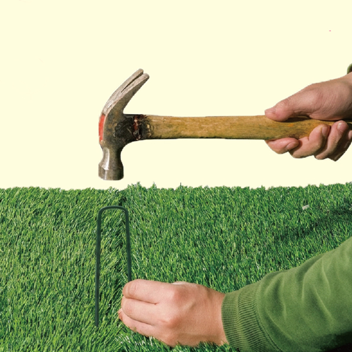 L.H GARDEN SET OF 10 CONNECTORS FOR SYNTHETIC GRASS GREEN - Image 3