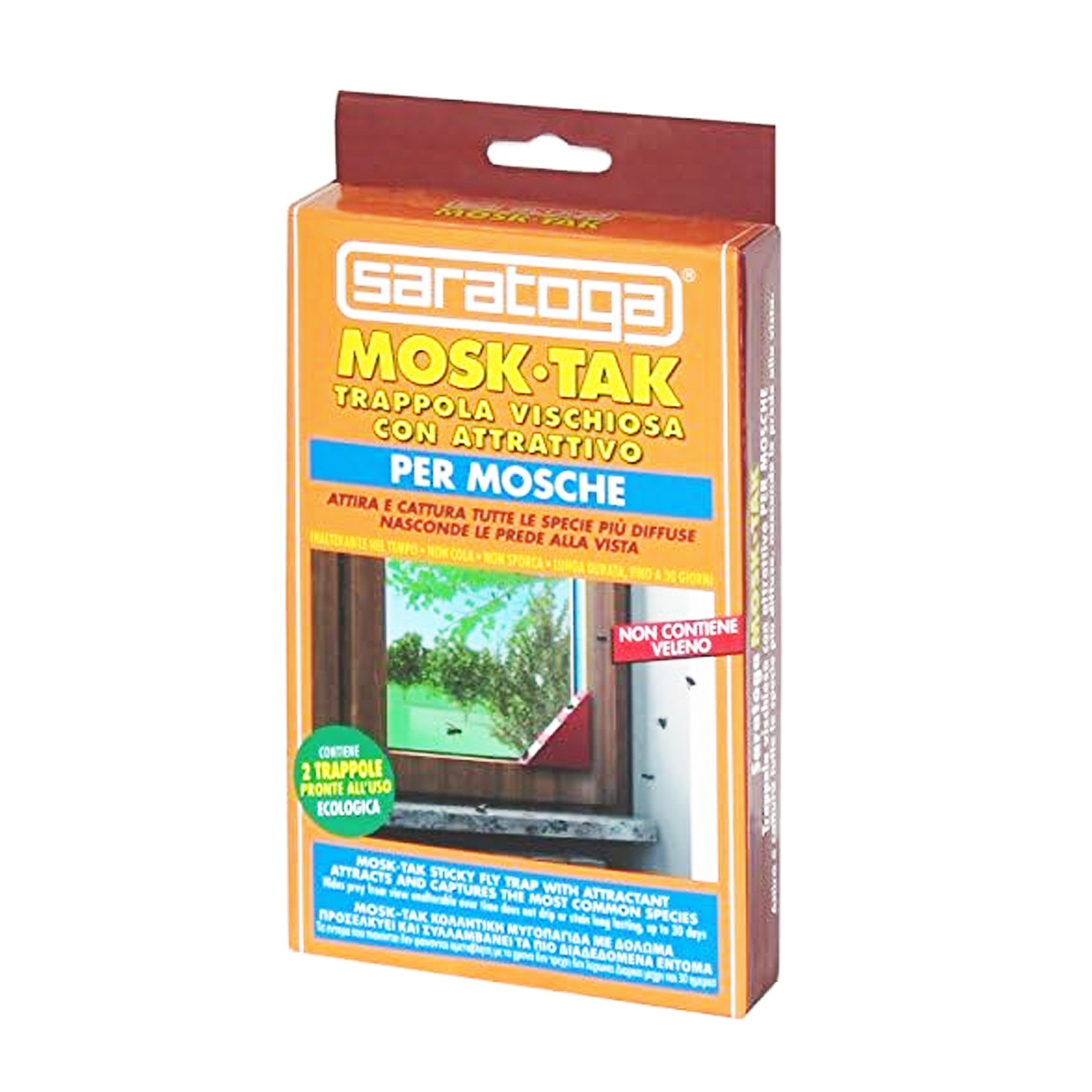 SARATOGA ADHESIVE FLY TRAP WITH BAIT MOSK TAK