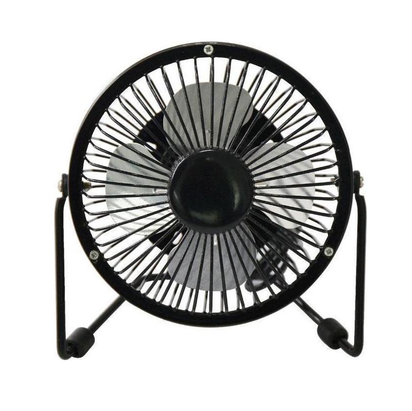 EUROLAMP METAL DESK FAN Φ10 4W 5V BLACK