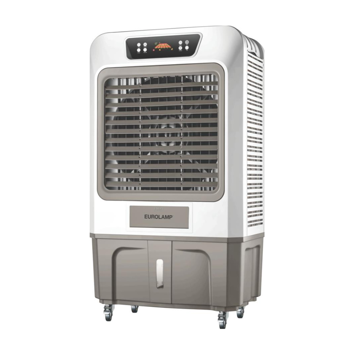 EUROLAMP PROFESSIONAL AIR COOLER 120L 480W BROWN-WHITE WITH REMOTE CONTROL AND DISPLAY