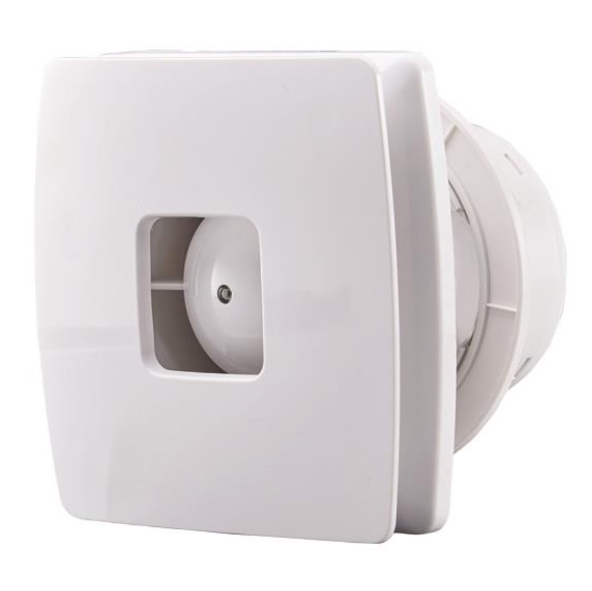 EUROLAMP ULTRA LUX PANEL BATHROOM EXTRACTOR FAN Φ10 12W WHITE