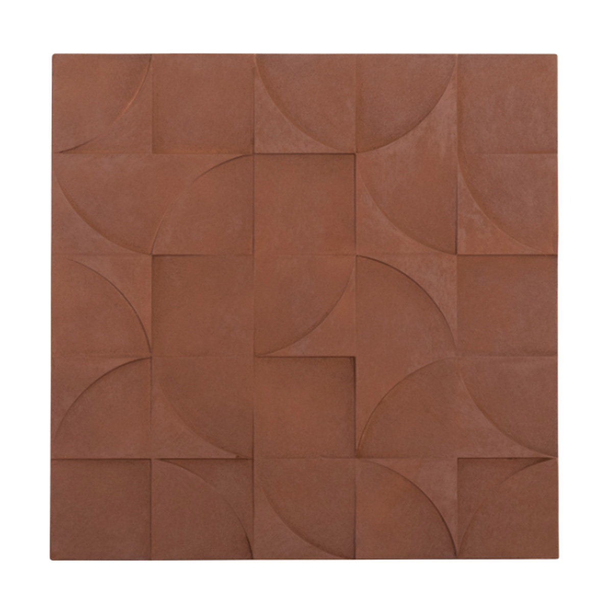 SANTORINI HM4524 MDF WALL ART BROWN 80X5X80HCM