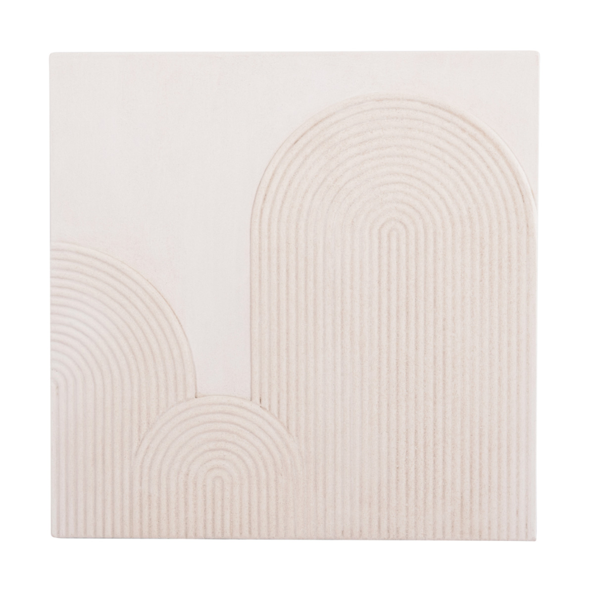 SANTORINI HM4517 MDF WALL ART OFF-WHITE 80X4,5X80HCM