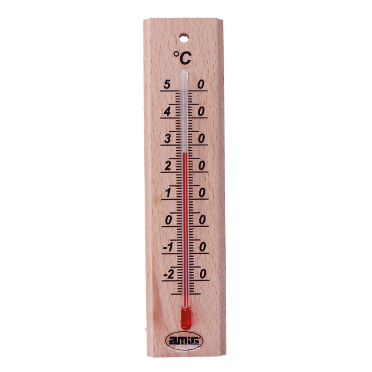WOODEN WALL THERMOMETER 9903