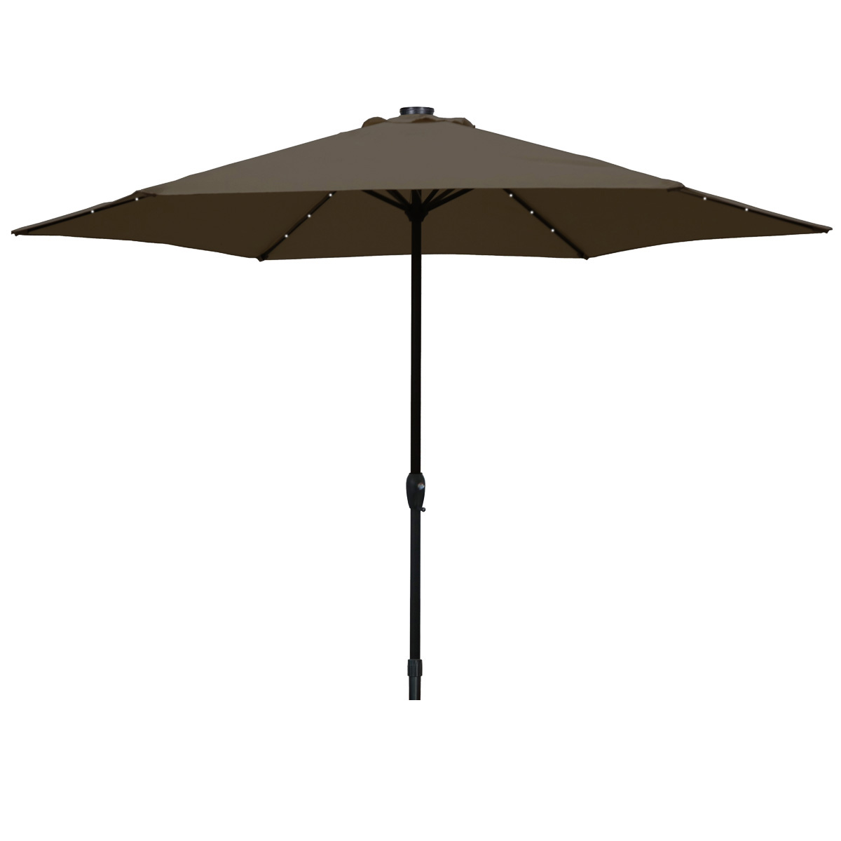 L.H GARDEN ALUMINUM UMBRELLA WITH BUΙLT IN LED LAMPS 3M