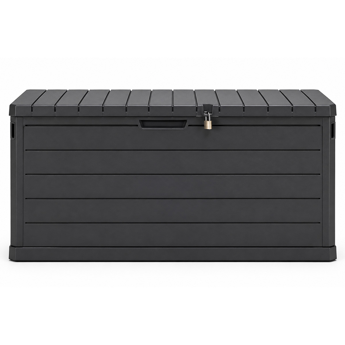 ARTPLAST OUTDOOR PLASTIC TRUNK 118.5X52X56.8CM 350L DARK GREY