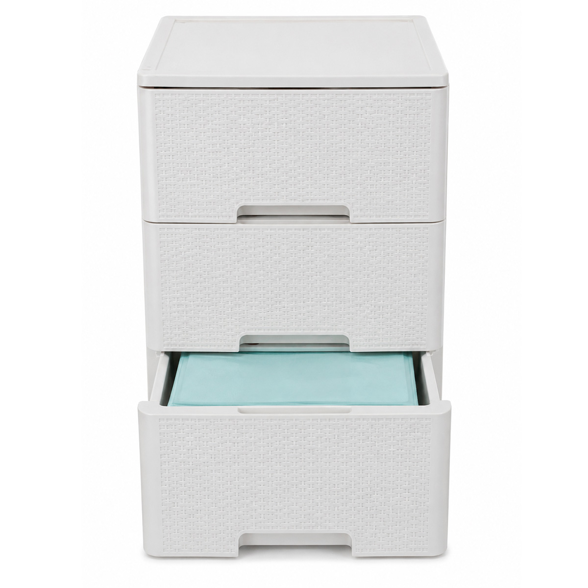 POLYPROPYLENE DRAWER WITH 3 DRAWERS 390X385X610MM