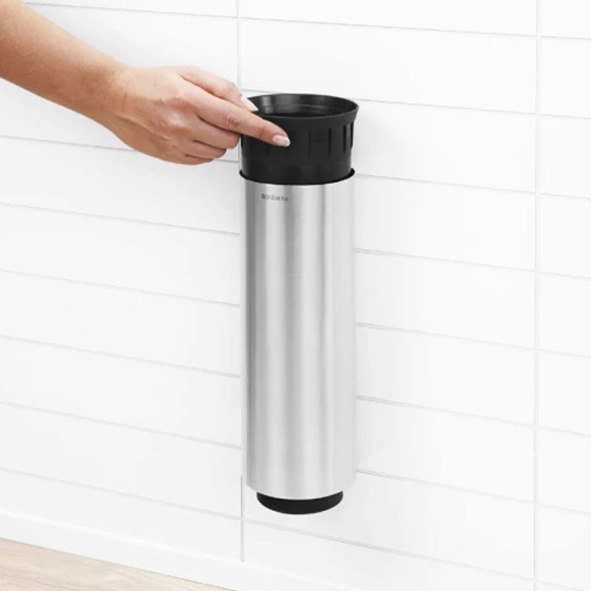 BRABANTIA TOILET BRUSH WITH HOLDER MATT STAINLESS STEEL - Image 3