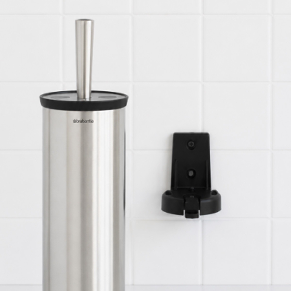BRABANTIA TOILET BRUSH WITH HOLDER MATT STAINLESS STEEL - Image 4