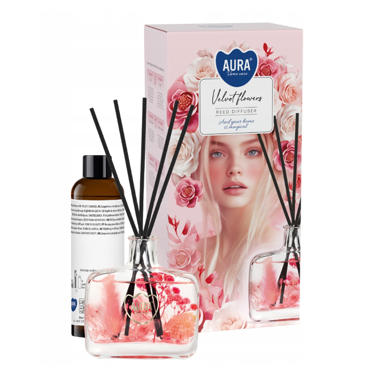 AURA REED DIFFUSER VELVET FLOWERS 180ML