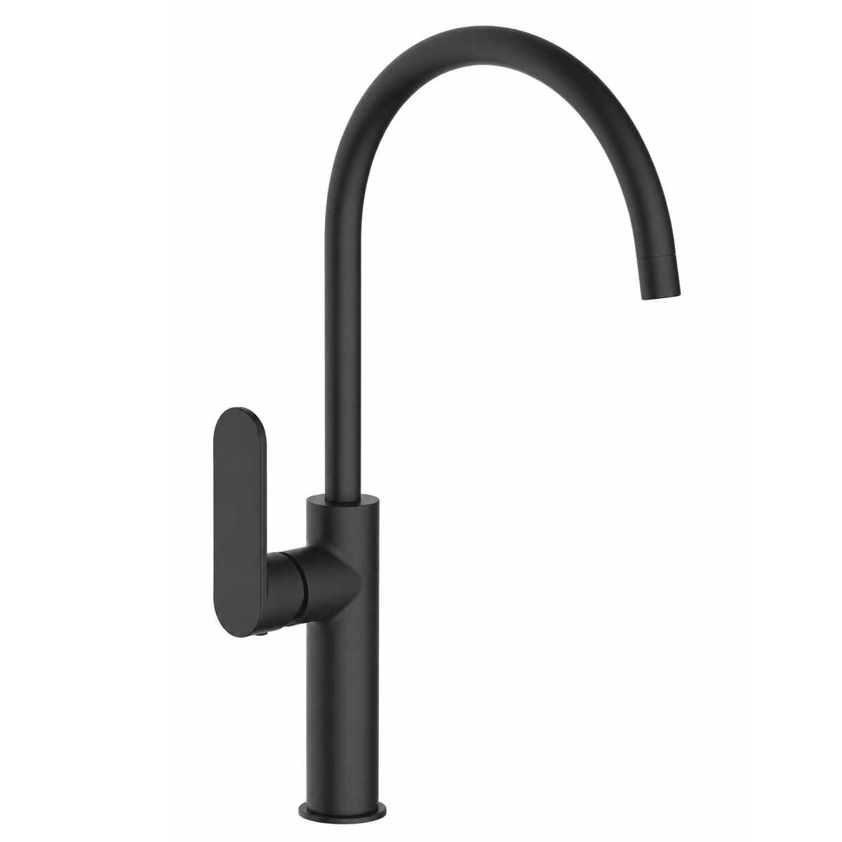 L.H SANITARY FLOW LINE KITCHEN MIXER TAP 752F-DBL MATT BLACK